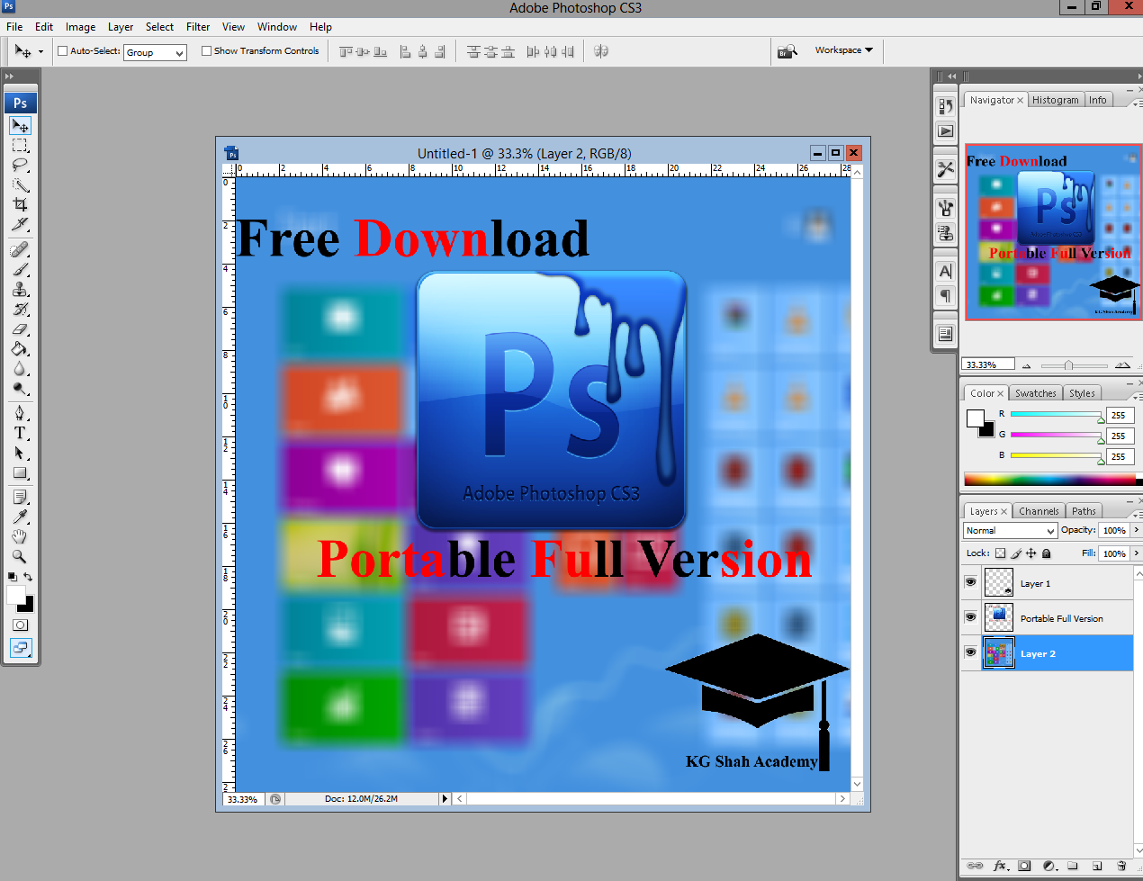 adobe photoshop cs3 free download for windows